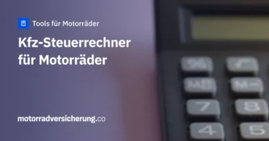 Kfz-Steuer-Rechner für Motorräder