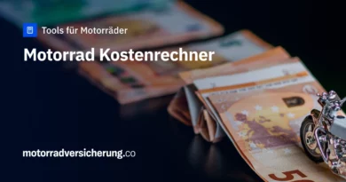 Kostenrechner für Motorräder